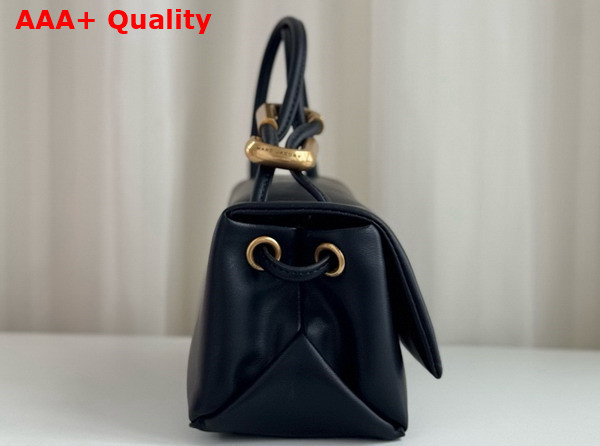 Marc Jacobs The Mini Dual Bag in Black Smooth Italian Leather Replica
