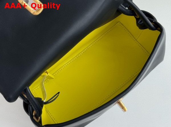Marc Jacobs The Mini Dual Bag in Black Smooth Italian Leather Replica