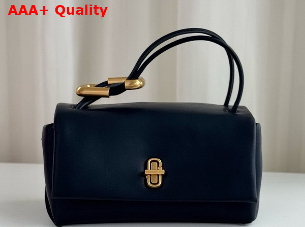 Marc Jacobs The Mini Dual Bag in Black Smooth Italian Leather Replica