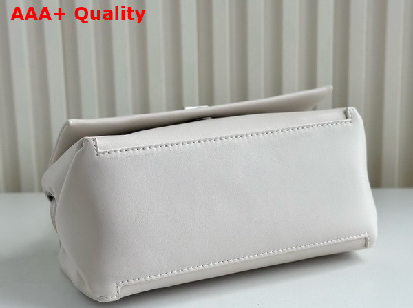 Marc Jacobs The Mini Dual Bag in Cloud White Smooth Italian Leather Replica