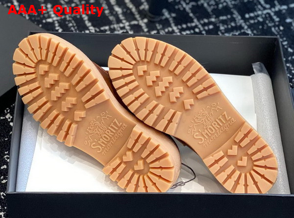 Prada Chocolate Leather Loafer in Cognac 1D246M Replica