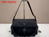 Prada Explore Large Re Nylon Shoulder Bag in Black 1BD391 Replica
