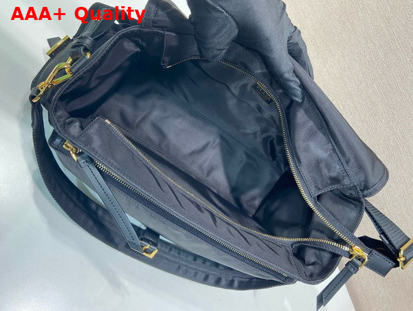 Prada Explore Large Re Nylon Shoulder Bag in Black 1BD391 Replica