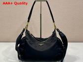 Prada Explore Large Re Nylon and Leather Bag in Black 1BC264 Replica