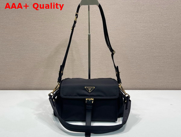 Prada Explore Medium Re Nylon Shoulder Bag in Black 1BD394 Replica