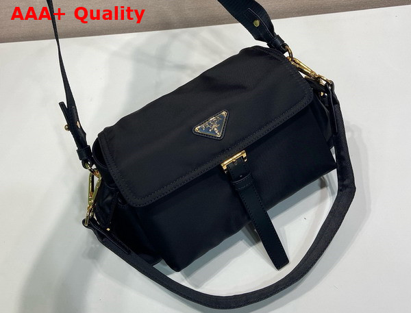 Prada Explore Medium Re Nylon Shoulder Bag in Black 1BD394 Replica