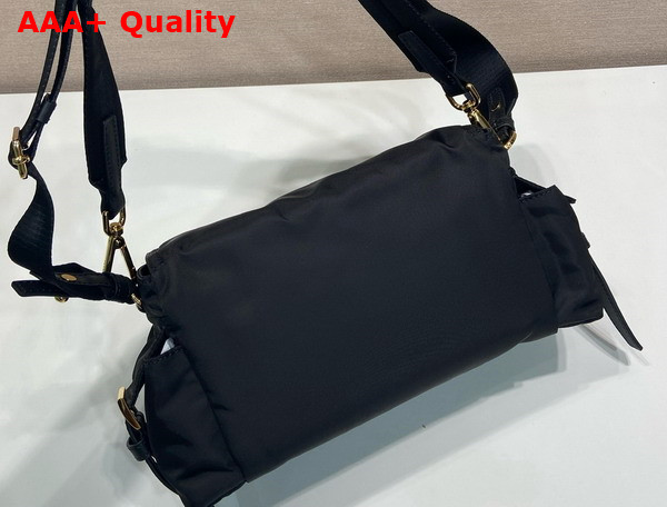 Prada Explore Medium Re Nylon Shoulder Bag in Black 1BD394 Replica