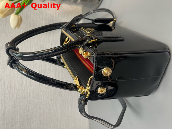 Prada Galleria Patent Leather Mini Bag in Black 1BA906 Replica