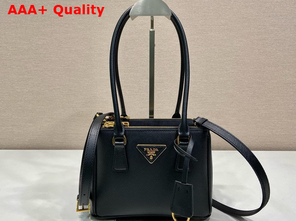 Prada Galleria Saffiano Leather Mini Bag Black 1BA906 Replica