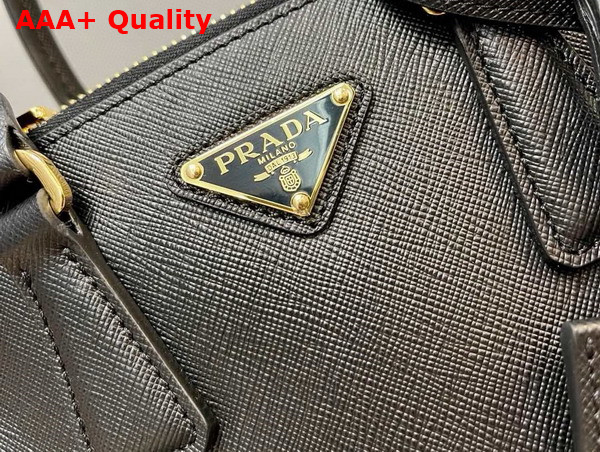 Prada Galleria Saffiano Leather Mini Bag in Black 1BA906 Replica