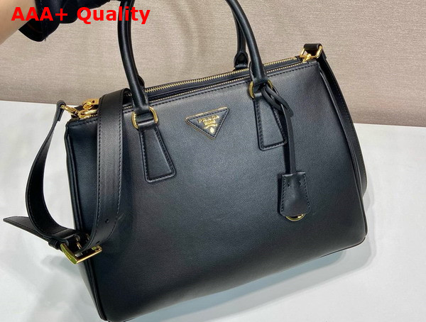 Prada Large Prada Galleria Leather Bag in Black 1BA274 Replica