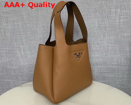 Prada Leather Handbag in Tan Calf Leather 1BG335 Replica