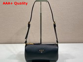 Prada Leather Pouch in Black 1BC239 Replica