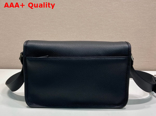 Prada Leather Shoulder Bag in Black 2VD075 Replica