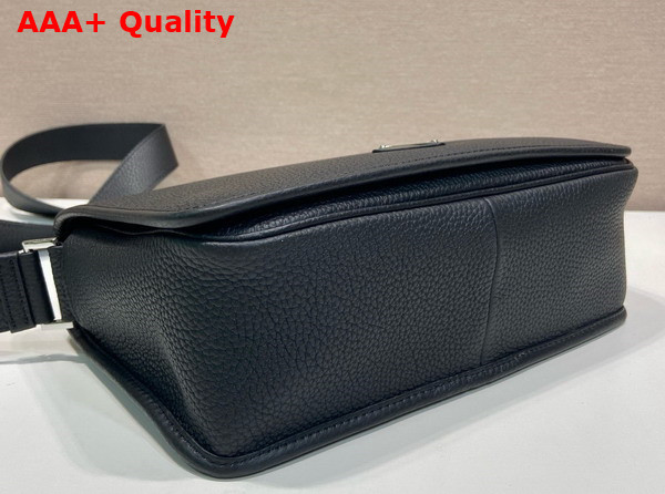 Prada Leather Shoulder Bag in Black 2VD075 Replica
