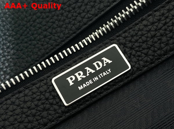 Prada Leather Shoulder Bag in Black 2VD075 Replica