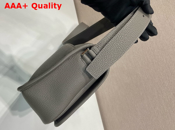 Prada Leather Shoulder Bag in Clay Gray 2VD075 Replica