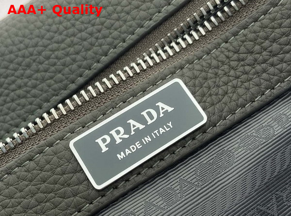 Prada Leather Shoulder Bag in Clay Gray 2VD075 Replica