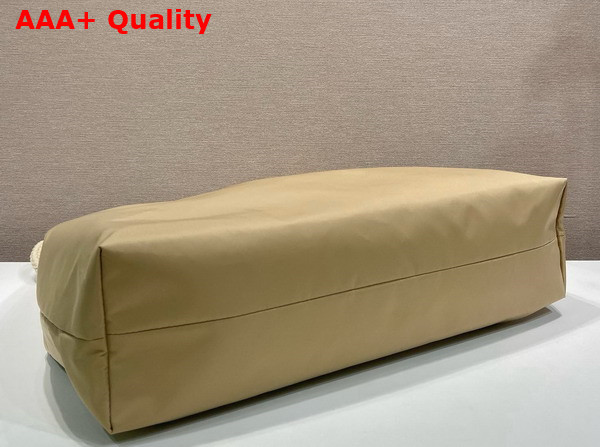 Prada Mariner Large Re Nylon Shoulder Bag in Camel 1BC244 Replica