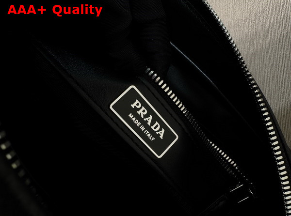 Prada Mens Leather Shoulder Bag in Black 2VH189 Replica