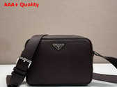 Prada Mens Leather Shoulder Bag in Sienna 2VH189 Replica