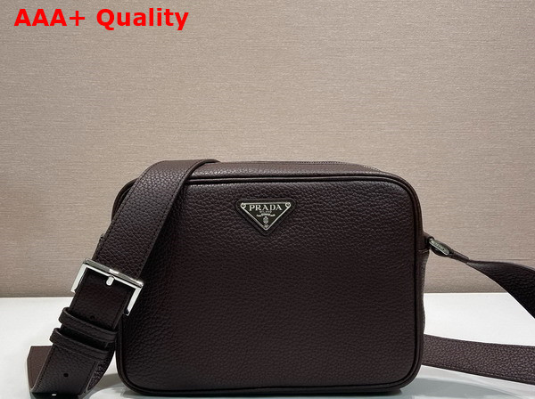 Prada Mens Leather Shoulder Bag in Sienna 2VH189 Replica