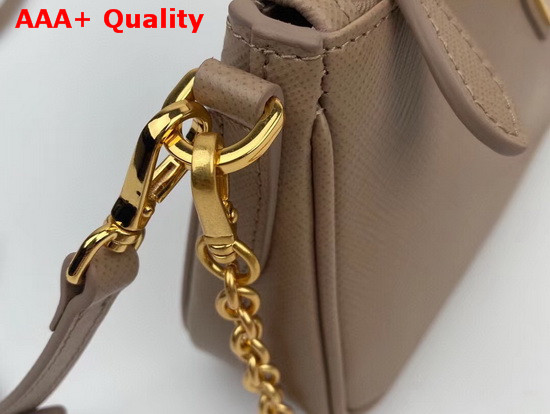 Prada Re Edition 2000 Saffiano Leather Mini Bag in Grey Replica