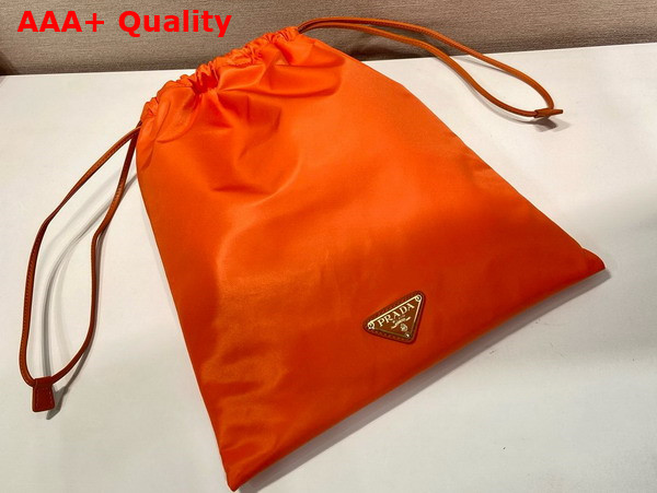 Prada Re Nylon Pouch in Amber 1NK001 Replica