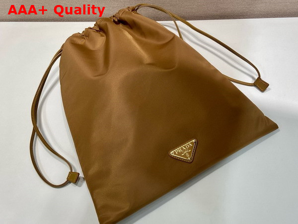Prada Re Nylon Pouch in Brandy 1NK001 Replica