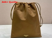 Prada Re Nylon Pouch in Brandy 1NK001 Replica