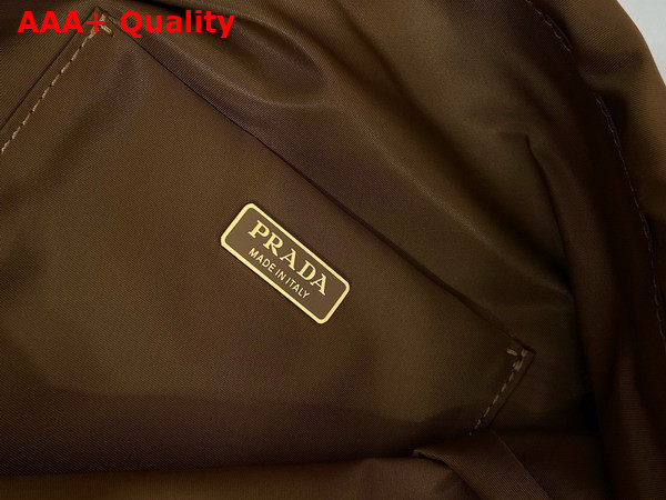 Prada Re Nylon Pouch in Brandy 1NK001 Replica