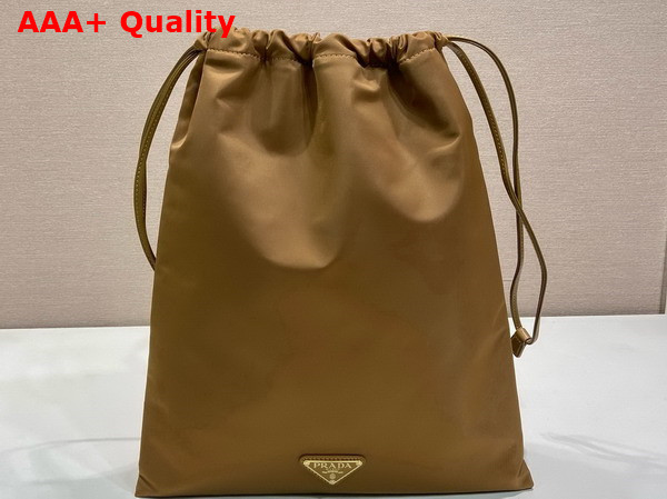 Prada Re Nylon Pouch in Brandy 1NK001 Replica