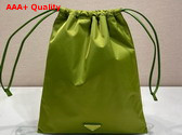 Prada Re Nylon Pouch in Ivy Green 1NK001 Replica