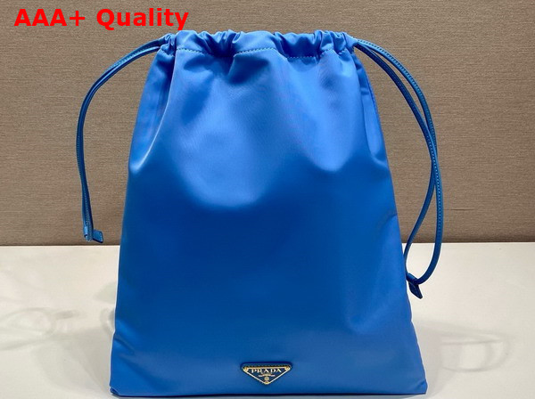 Prada Re Nylon Pouch in Light Blue 1NK001 Replica