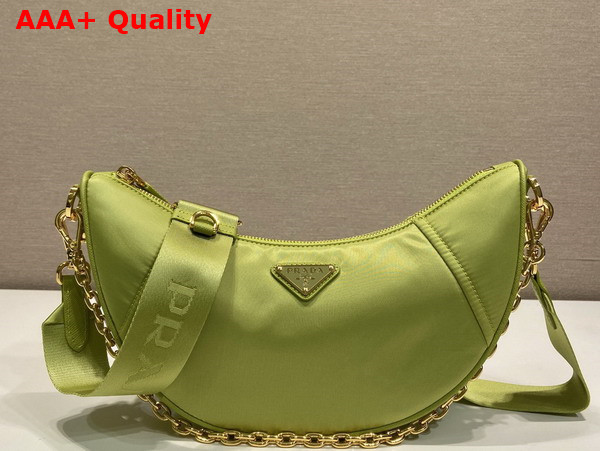 Prada Re Nylon Shoulder Bag in Ivy Green 1BH222 Replica