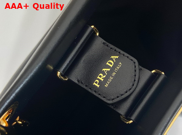 Prada Re Nylon and Leather Medium Tote Bag in Black 1BG578 Replica