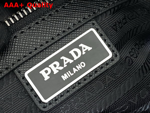 Prada Re Nylon and Saffiano Leather Duffel Bag in Black 2VC014 Replica