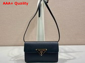 Prada Saffiano Leather Mini Bag in Black 1BD386 Replica