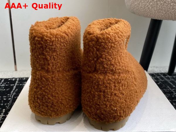 Prada Shearling Booties in Caramel 1T711N Replica
