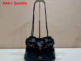 Prada Small Prada Dada Nappa Leather Bag in Black 1BG586 Replica