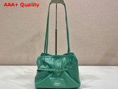 Prada Small Prada Dada Nappa Leather Bag in Green 1BG586 Replica