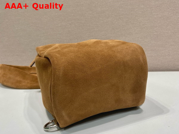 Prada Suede Backpack in Brown 2VZ114 Replica
