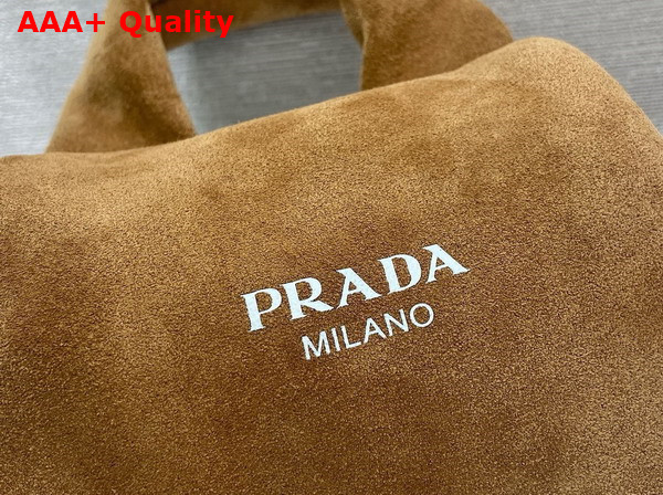 Prada Suede Backpack in Brown 2VZ114 Replica