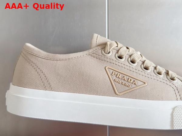 Prada Womens Fabric Sneakers in Beige Replica