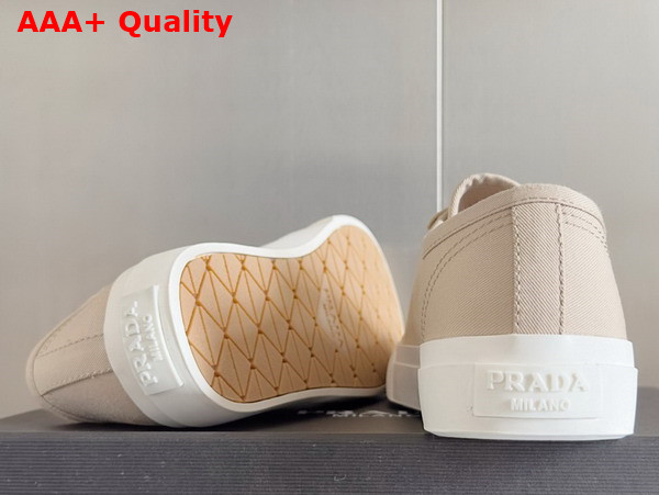 Prada Womens Fabric Sneakers in Beige Replica
