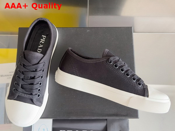 Prada Womens Fabric Sneakers in Black Replica