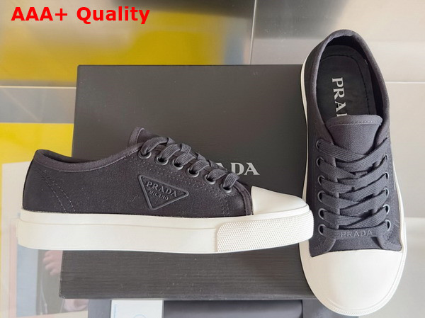 Prada Womens Fabric Sneakers in Black Replica