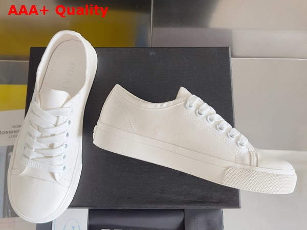 Prada Womens Fabric Sneakers in White Replica