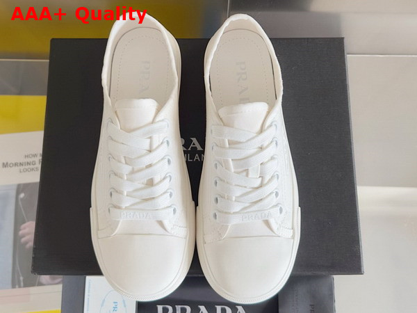 Prada Womens Fabric Sneakers in White Replica
