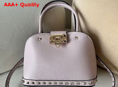 Valentino Garavani Rockstud Small Handbag in Poudre Grainy Calfskin Replica